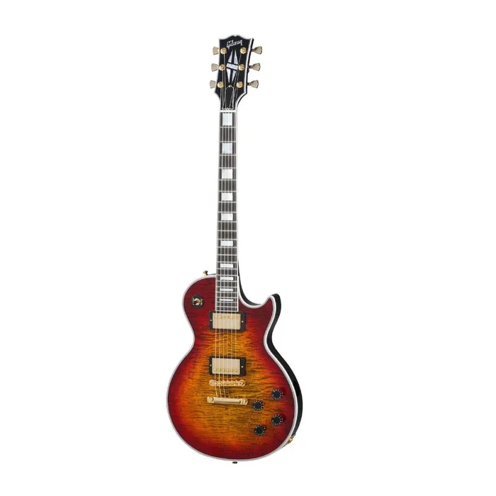 Gibson Les Paul Axcess Custom Figured Top Electric Guitar with Ebony Fingerboard Gloss – Bengal Burst