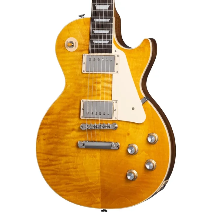 Gibson Les Paul Standard 60s Figured Top Electric Guitar – Honey Amber