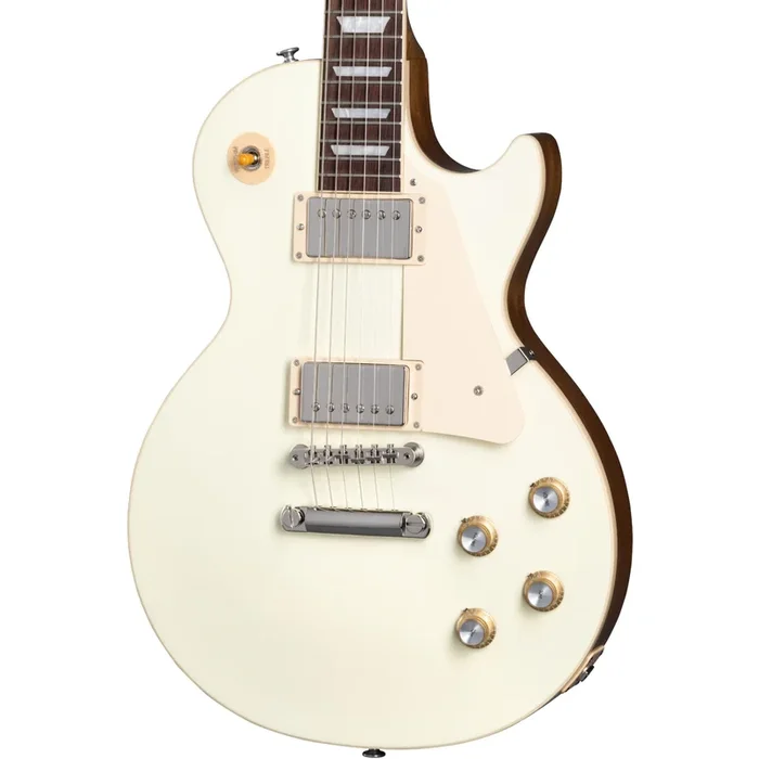 Gibson Les Paul Standard 60s Plain Top Electric Guitar – Classic White Top