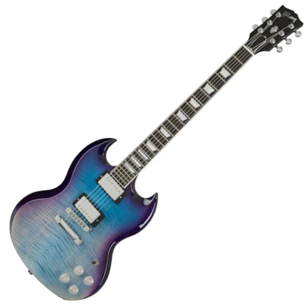 Gibson SG Modern Electric Guitar in Blueberry Fade w/Case – SGM01BFCH