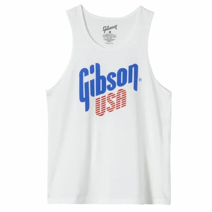 Gibson USA White Small Tank Top
