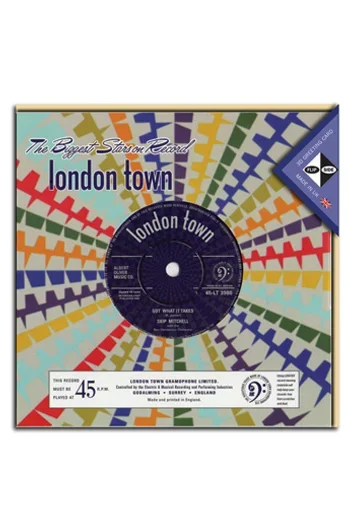 Gift- Card Flip Side 3D Record Card – London Town Colours