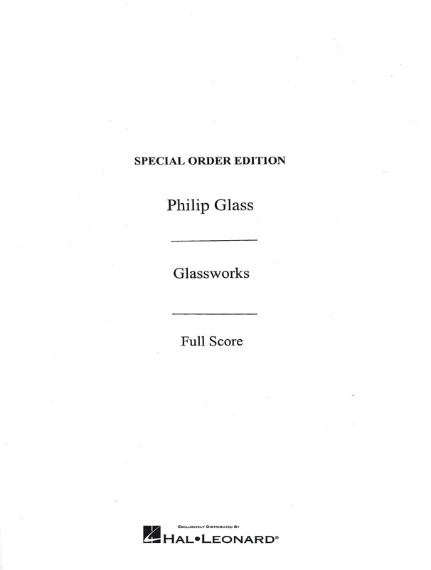 Glass: Glassworks