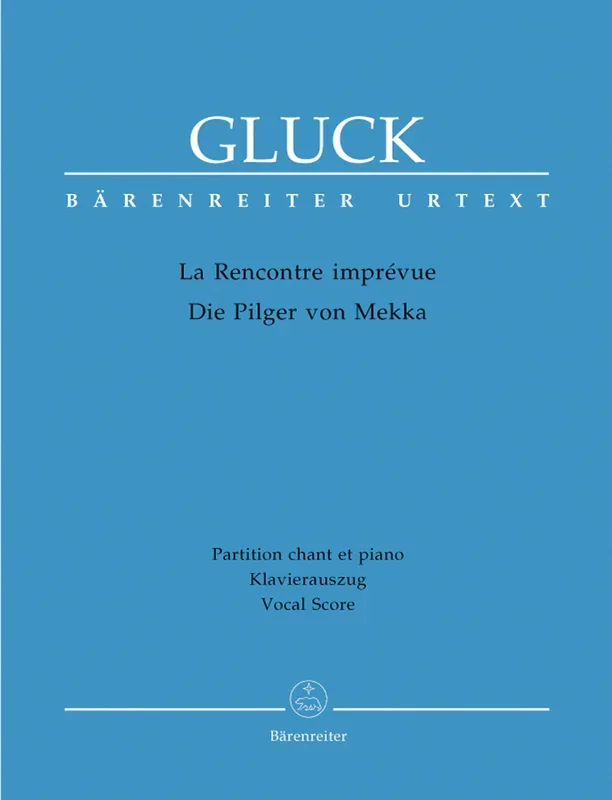 Gluck: La Rencontre Imprevue Fr, G – Vocal Score