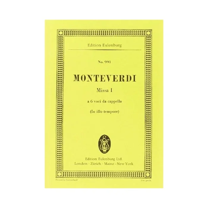 Gombert & Monteverdi – Messa No. I
