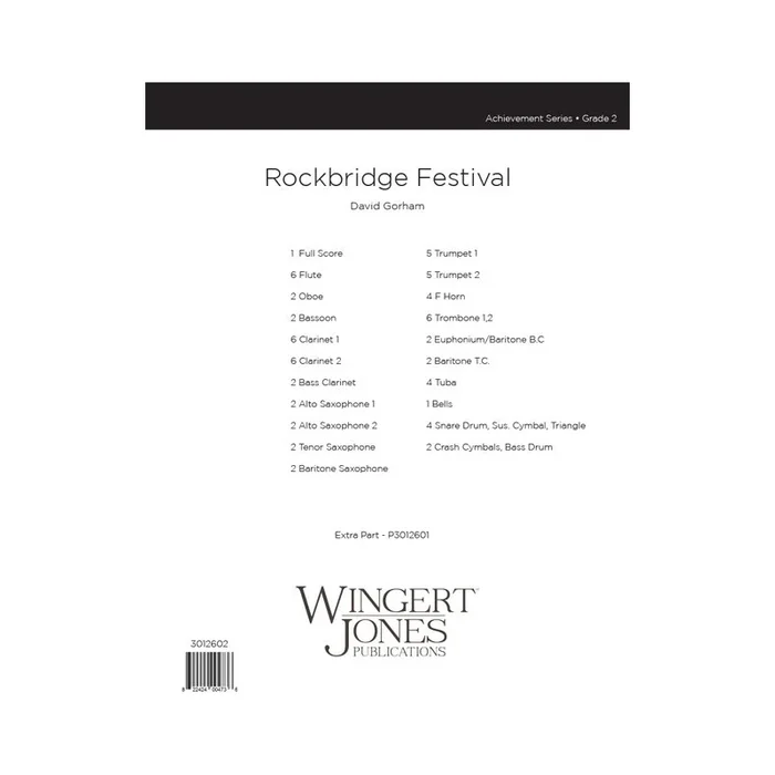 Gorham, David – Rockbridge Festival – Full Score