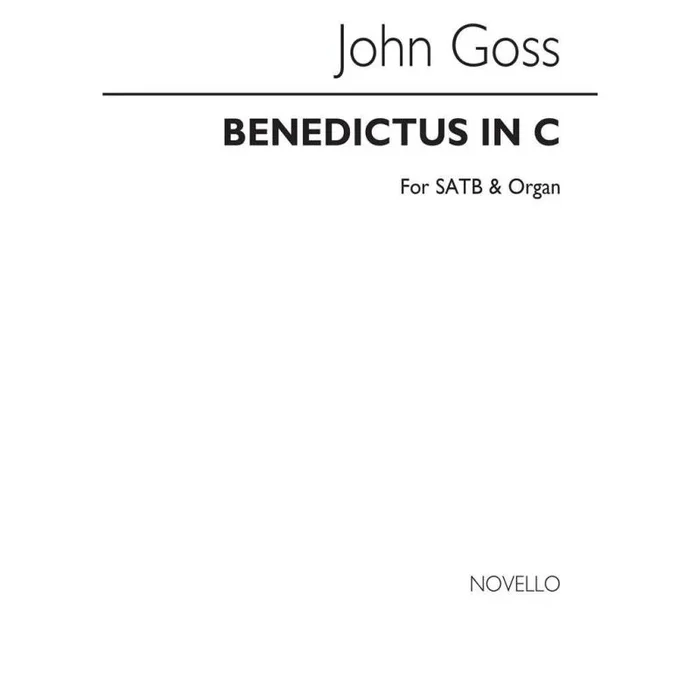 Goss, John – Benedictus in C
