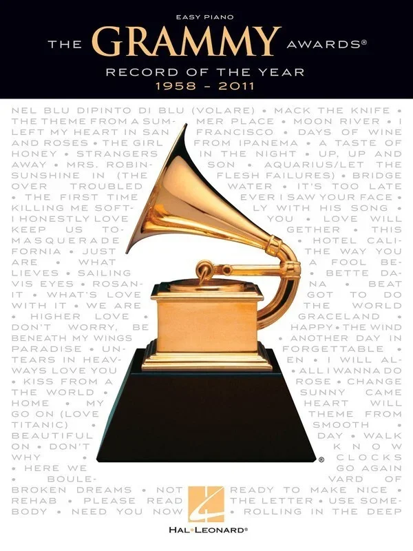 Grammy Awards Record Of The Year 1958-2011 Easy (Softcover Book)