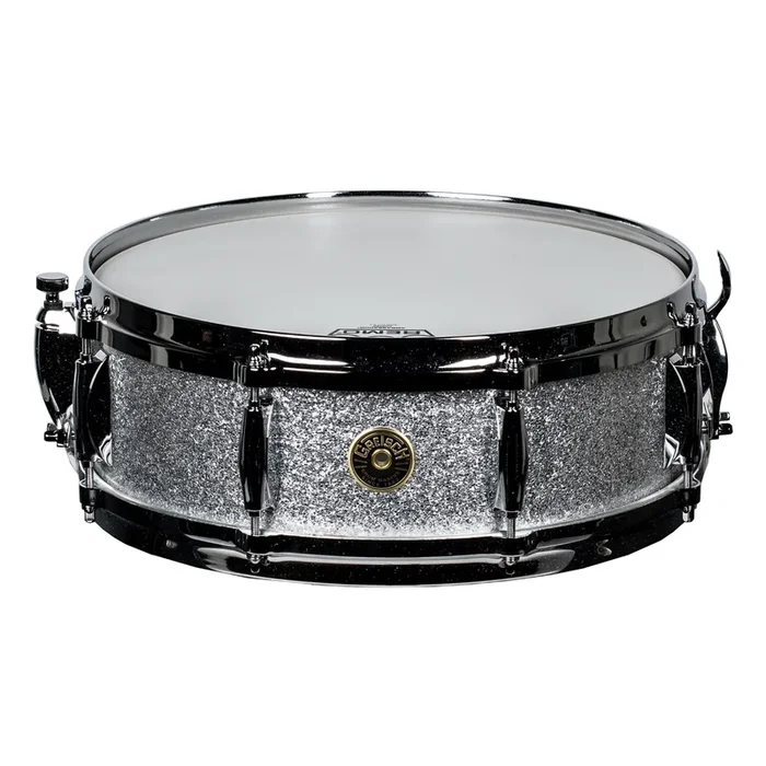 Gretsch Broadkaster 5×14 Snare Drum – Silver Sparkle
