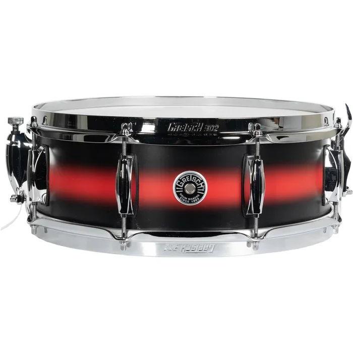Gretsch Brooklyn Series 5×14 Snare Drum – Satin Red To Black Duco