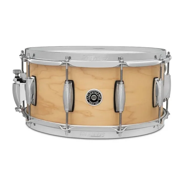 Gretsch Brooklyn Series Straight Satin 14×6.5in Snare Drum with Chrome Hardware