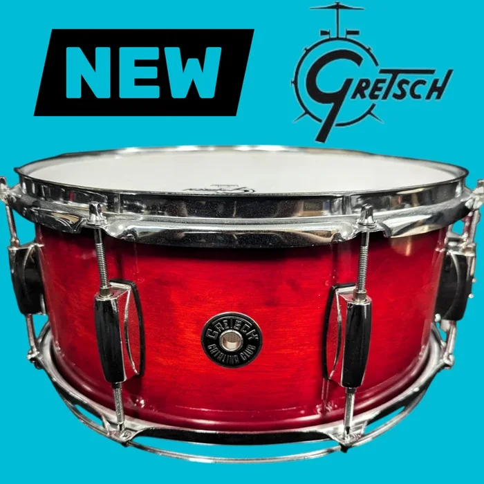 Gretsch Catalina Club CC2 6.5×14 Snare Drum Gloss Crimson Burst