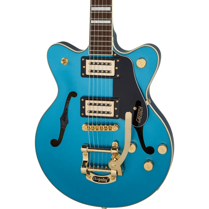 Gretsch G2655TG Streamliner Center Block Jr. Double-Cut w/ Bigsby LTD – Riviera Blue