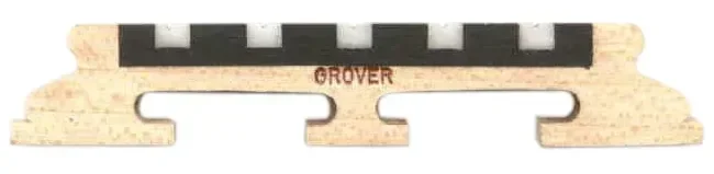 Grover 1/2 Inch Banjo Bridge 5-String with Ebony Insert BA952