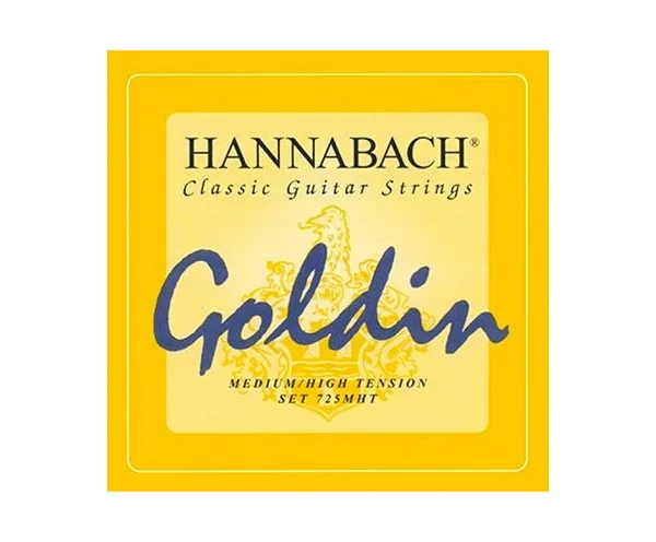 Hannabach Classical 725MHT Goldin Set – Medium/High Tension