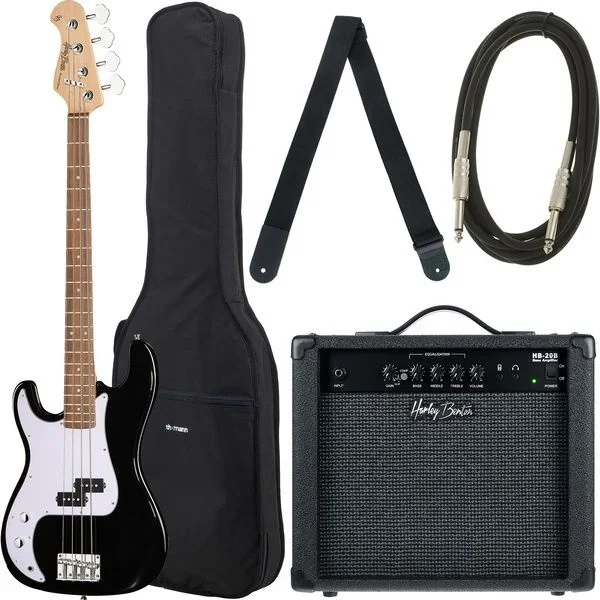 Harley Benton HBP120BK LH Bundle 1