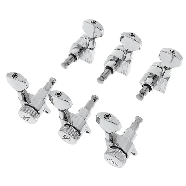 Harley Benton Parts JN07CR SPLK L6 Tuner Set