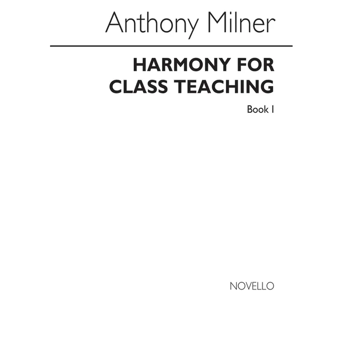 Harmony For Class Teaching Book 1