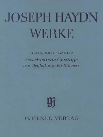 Haydn: Different songs with accompaniment of the Piano