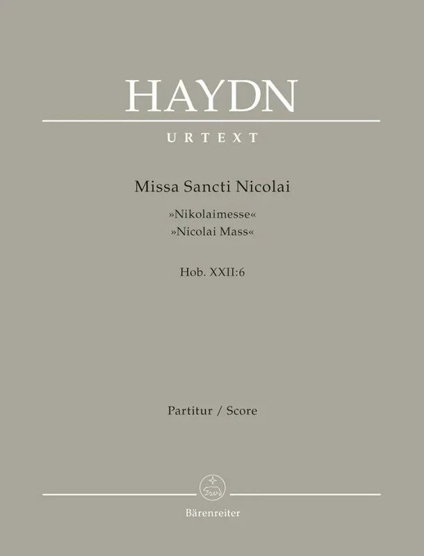 Haydn: Missa Sancti Nicolai (Hob.XXII:6) – Full Score
