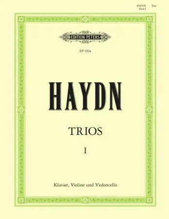 Haydn : Piano Trios, Complete Vol. 1 Violin, Cello And Piano (Peters)