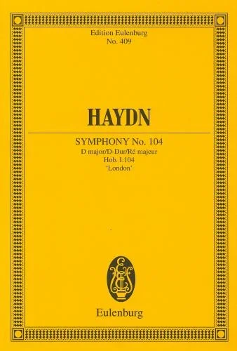 Haydn : Symphony No.104 : D Major: London: Miniature Score (Eulenberg)