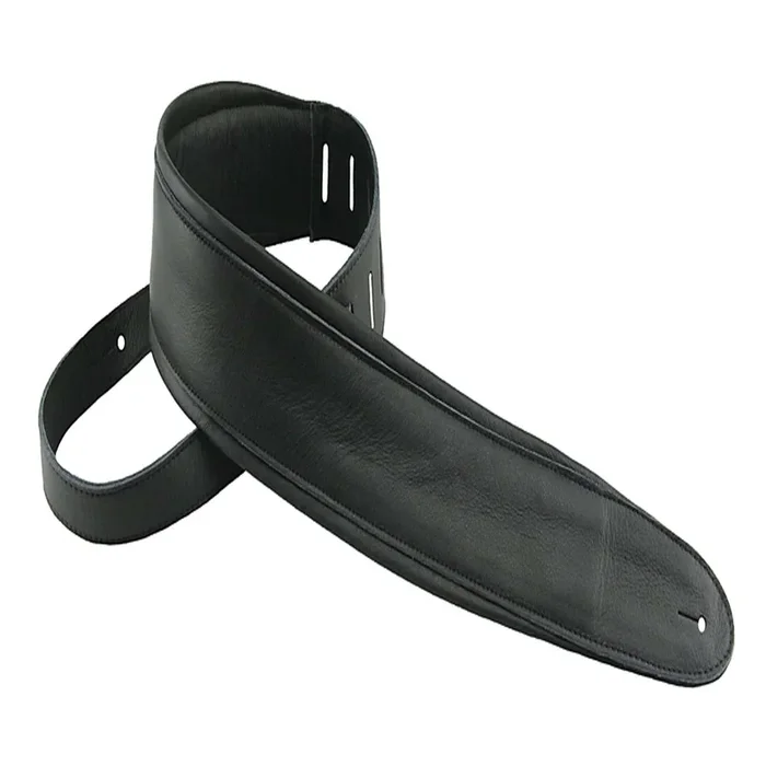 Henry Heller HPAD25-1 2.5 Padded Luxe Soft Glove Capri Leather Strap, Black