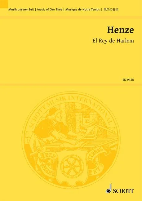 Henze, Hans Werner : Henze, Hans Werner : El Rey de Harlem, Imaginary Theatre I for mezzo soprano and small ensemble – me