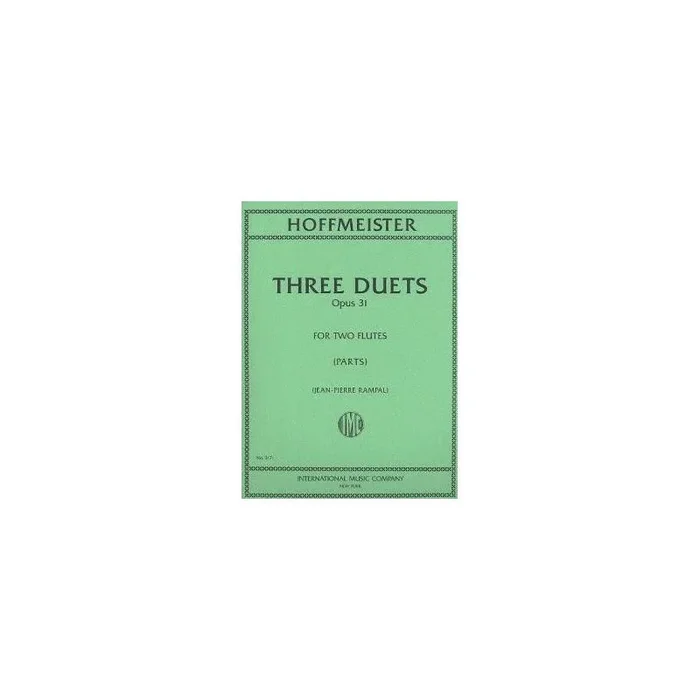 Hoffmeister, Franz Anton – Three Duets op. 31/4