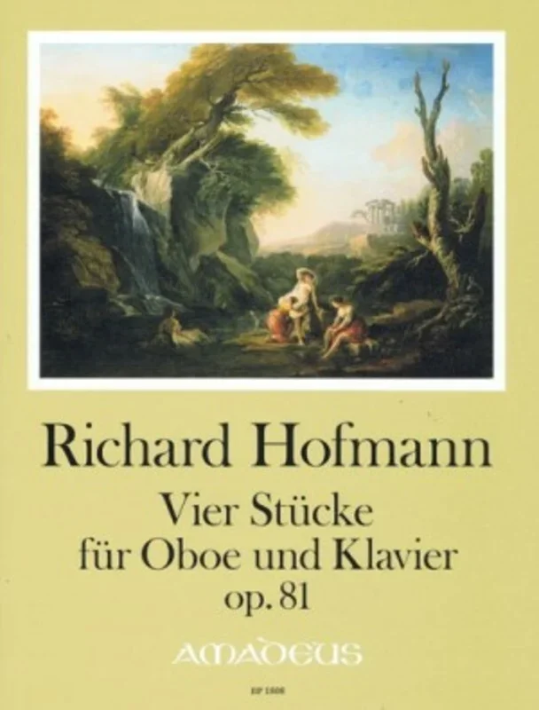 Hofmann – Four Pieces Op 81 Oboe/Piano (Softcover Book)