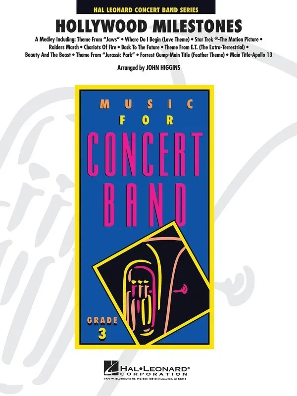 Hollywood Milestones Youth Band3 (Music Score/Parts)