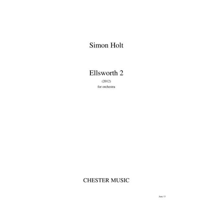 Holt, Simon – Ellsworth 2