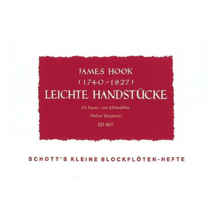 Hook, James – Leichte Handstücke