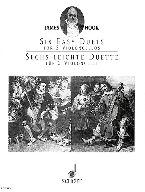 Hook, James : Hook, James : Six Easy Duets, – 2 cellos – Schott Digital
