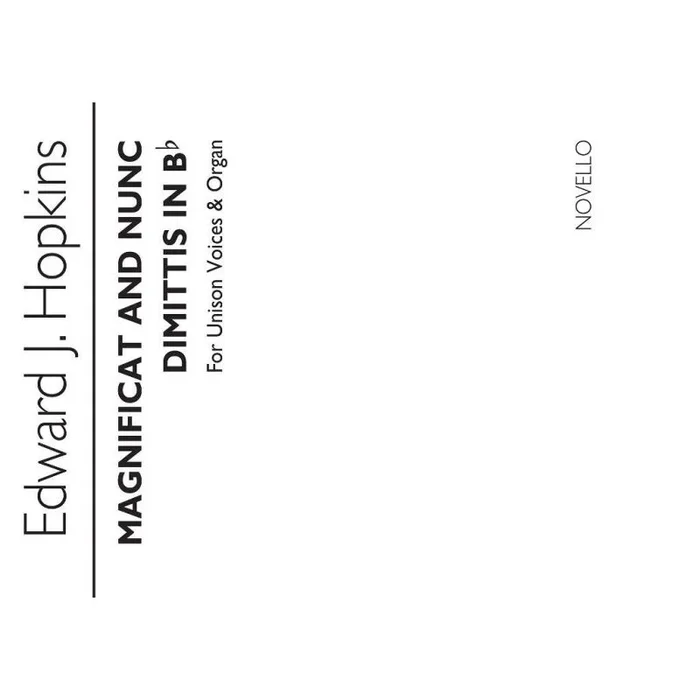 Hopkins, Edward J. – Magnificat And Nunc Dimittis In B Flat