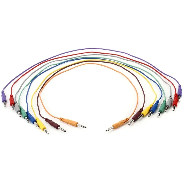 Hosa CSS-890 Patch Cable 1/4″” TRS to Same 3ft 8pc