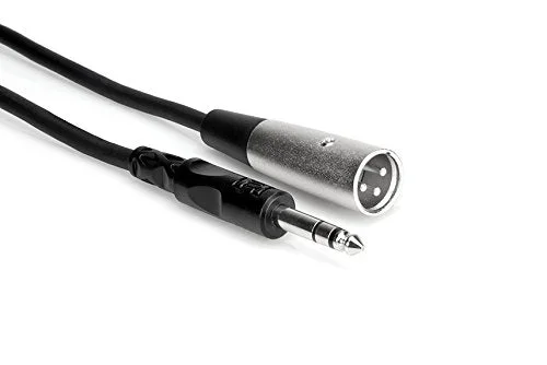 Hosa STX-105M 1/4″” TRS to XLR Male Balanced Interconnect Cable, 5 Feet