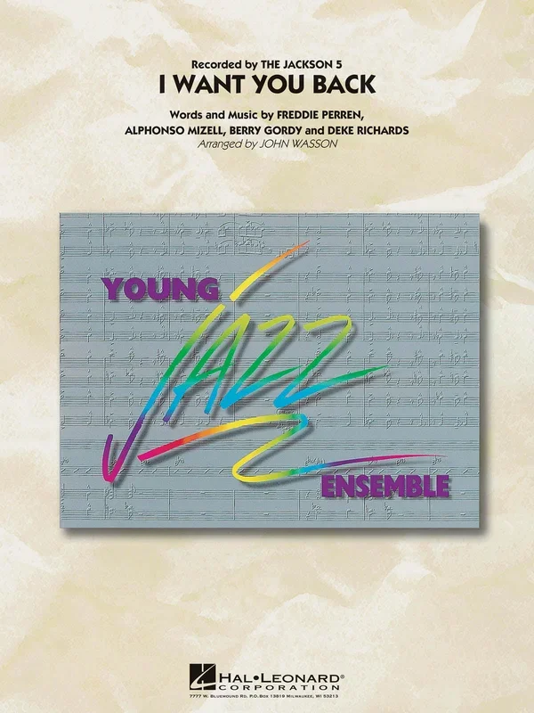 I Want You Back: Young Jazz Ensemble