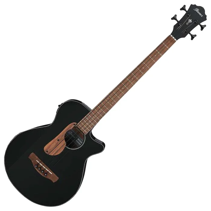 Ibanez AEG Acoustic Electric Bass Sapele in Black High Gloss – AEGB24EBKH