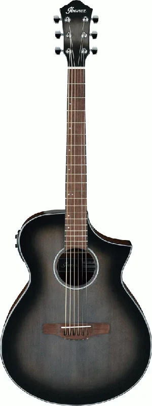 Ibanez AEWC11 TCB Acoustic-Electric Guitar (Transparent Charcoal Burst High Gloss)