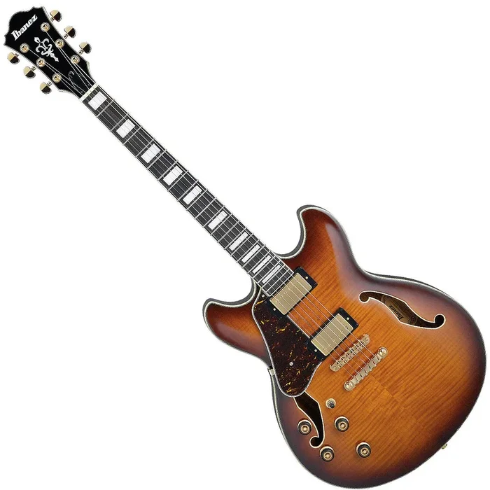 Ibanez Artcore Expressionist Left Hand Semi Hollow Body Electric Guitar in Violin Sunburst – AS93FMLVLS