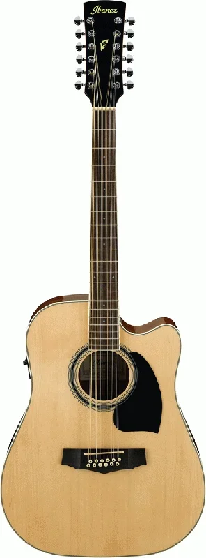 Ibanez PF1512ECE NT Electric Guitar 12 String (Natural High Gloss)