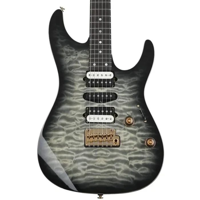 Ibanez Premium AZ47P1QM Electric Guitar – Black Ice Burst