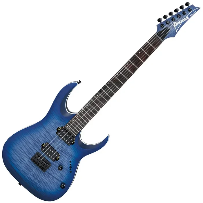 Ibanez RGA Electric Guitar in Blue Lagoon Flat Burst – RGA42FMBLF