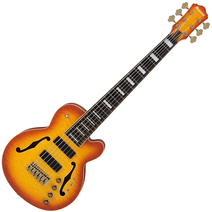 Ibanez Stephen Thundercat Bruner Signature 6 String Electric Bass in Autumn Leaf Burst Matte – TCB1006ALM