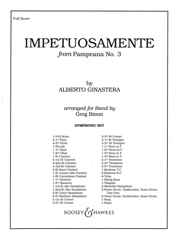 Impetuosamente F/Score Book