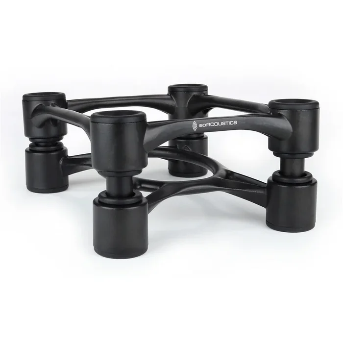 IsoAcoustics Aperta Isolation Speaker Stands – Black – Pair