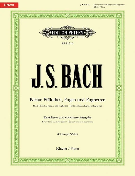 J.S. Bach: Short Preludes, Fugues, and Fughettas (Edition Peters)