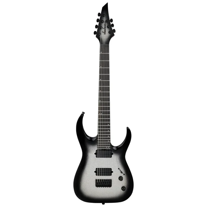 Jackson Pro Misha Mansoor Juggernaut HT7 Ebony FB – Silverburst Sparkle