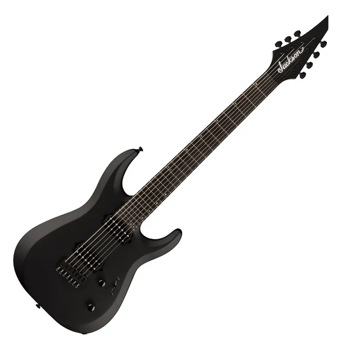 Jackson PRO PLUS Series 7 String Dinky Electric Guitar MDK7P Hard Tail in Satin Black – 2910003568